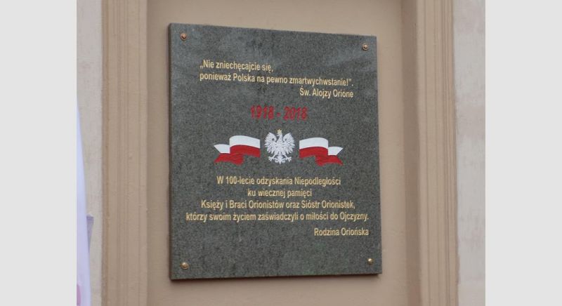 Zduńska Wola - poświecenie pamiątkowej tablicy